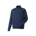 Men's FootJoy Navy Merino Half Zip Sweater